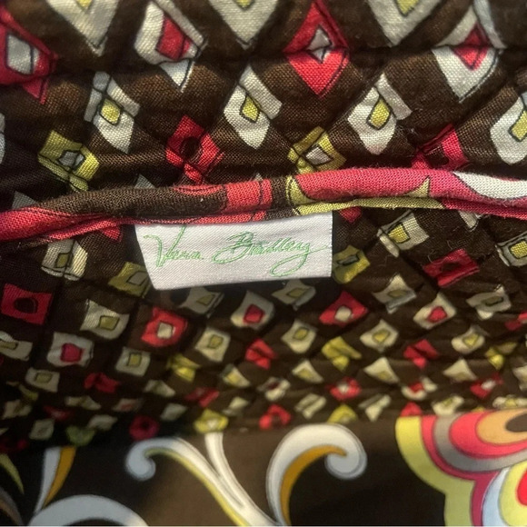 Vera Bradley “Puccini” Large Tote Bag Retired Pattern 2008 - Picture 3 of 12